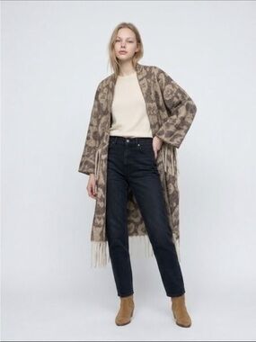 Love Sense Boho women’s long Sweater With Fringe
